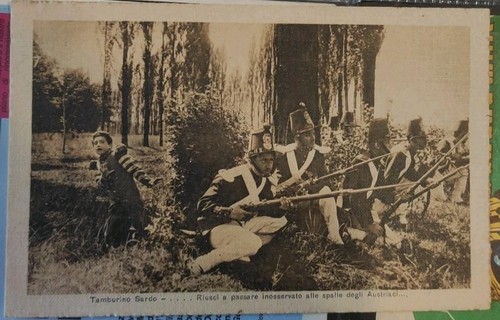 Cartolina propaganda tamburino - propaganda,