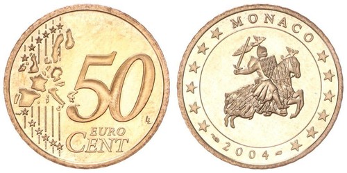 Monaco cent moneta corso - moneta,
