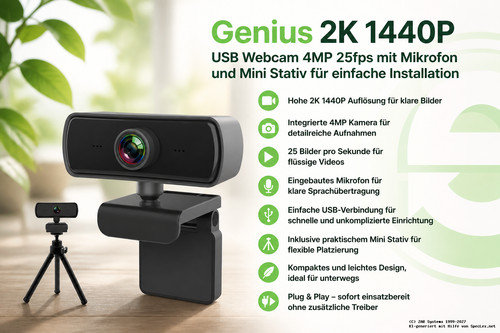 Genius 1440p 4mp - 2k,