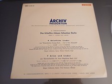 Bach lieder und arien - lieder,
