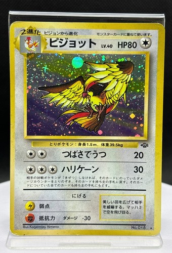 Pidgeot 018 holo old back - holo,