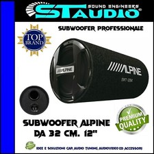 ALPINE SWT-12S4 SUBWOOFER 30cm 1000W BASS REFLEX TUBO MODELLO NEW 2021 CAR AUDIO
