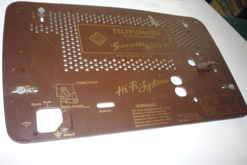 Telefunken gavotte 5353w tube - telefunken,