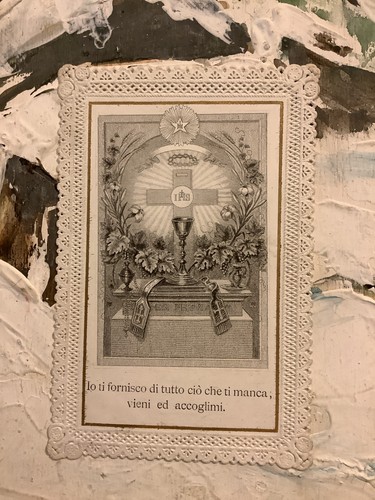 Santino sacro calice 1892 - sacro,