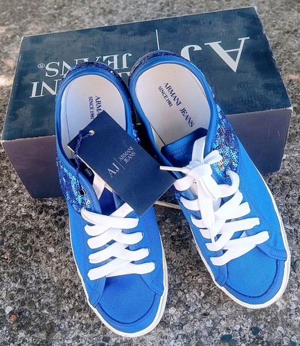 Scarpe blu armani - -,