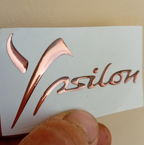 Adesivo resinato logo - adesivo,