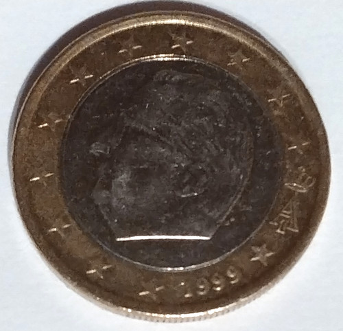 Moneta euro belgio - 1,