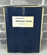 FIAT - libro , istruzioni , motore tipo b758s , manuale originale con prospetti 