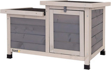 Gabbia Coniglio Legno Casetta