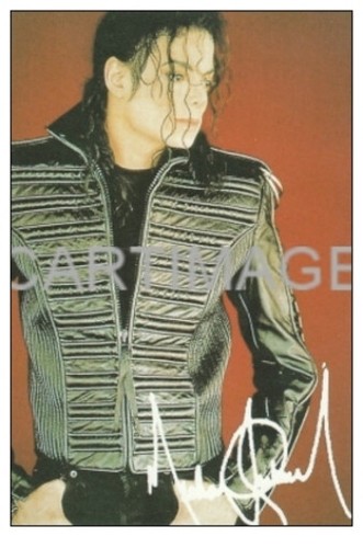 Michael jackson carte postale - jackson,