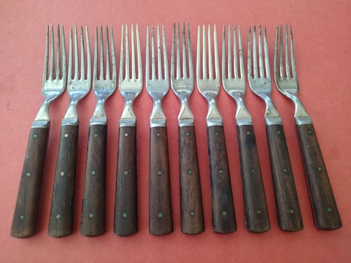 Antiche forchette legno - forchette,