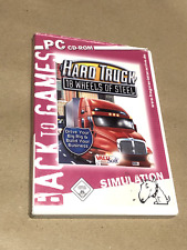 PC CD ROM DVD BACK TO GAMES HARD TRUCK 18 WHEELS OF STEEL