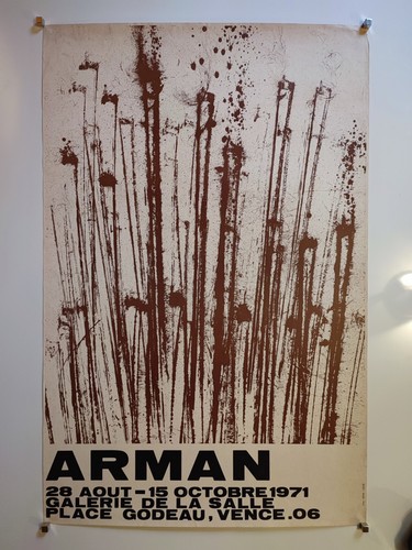 Arman affiche expo - expo, 1971