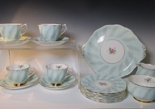 Royal Albert ROSAMUND Piatti per Torte e Dessert, Panna Zucchero, Piattino Tazza SET 17