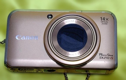 Canon powershot sx210 gold - powershot,