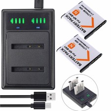 2x Batteria NP-BN1 + Doppio