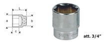 BUSSOLA ESAGONALE DA 3/4"