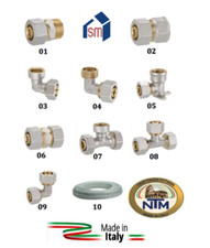 RACCORDI GOMITO TEE IN OTTONE