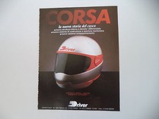 advertising Pubblicità 1984 CASCO HELMET DRIVER CORSA
