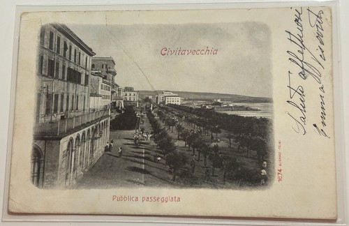 Cartolina civitavecchia - cartolina, di