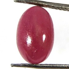 Anello cabochon ovale rubino