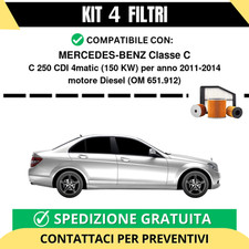 Kit 4 Filtri Tagliando per