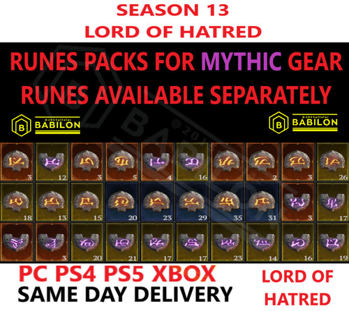Diablo stagione mythic - diablo, 13