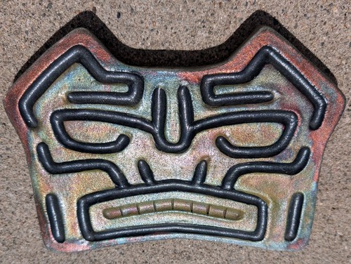 Quadro totem ceramica raku - quadro,