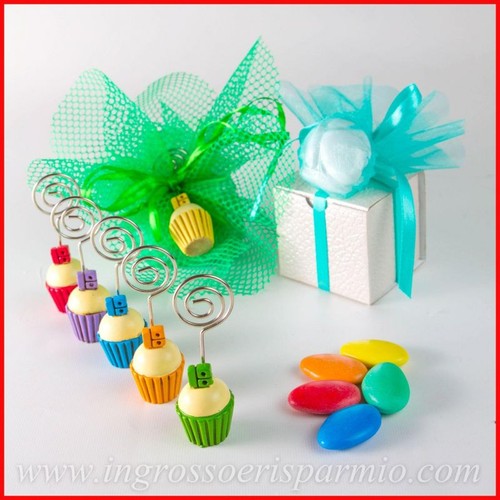 Memoclip cupcake portafoto - memoclip,