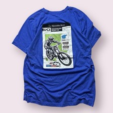 Maglia Uomo Mercedes Benz Mountain Bike Mondiali Corsa Tg L Blu