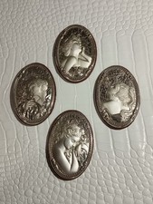 Quadretti 4 Stagioni In Argento,In Ottime Condizioni.