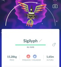 Pokemon Shiny Sigilyph -