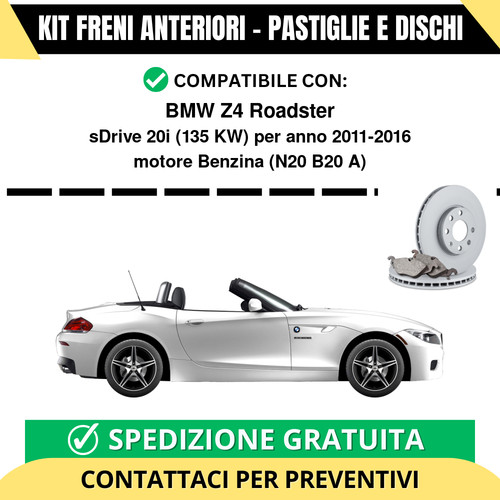 Kit freni anteriori pastiglie - anteriori, (pastiglie