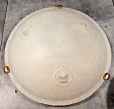 Lampadario da Soffitto Plafoniera in Vetro 40cm Bianco