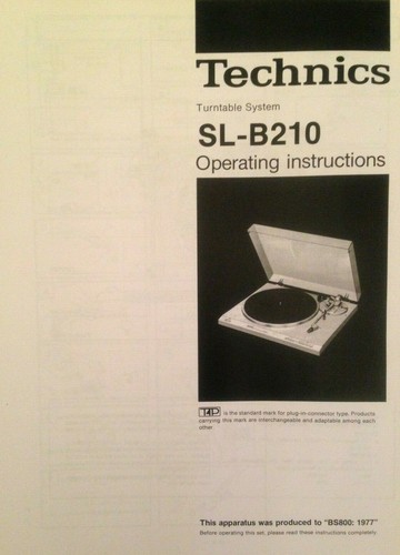 Technics b210 sistema - technics,