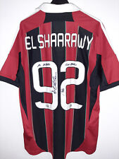 MAGLIA CALCIO MILAN 2012/13 HOME EL SHAARAWY ORIGINALE AUTOGRAFATA SIGNED SHIRT