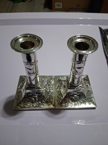 Candelabri inglesi argento