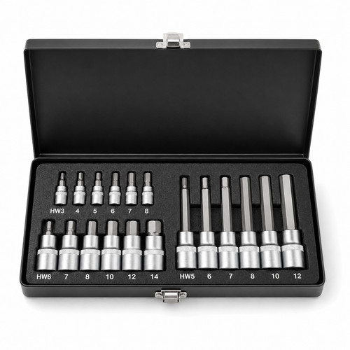 Set bussole brugola chiavi - 18,