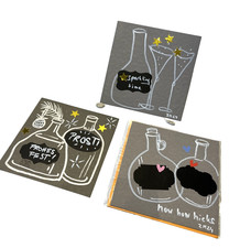 3 cartoline feste originali -