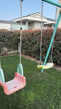 Altalena Verde con basi di