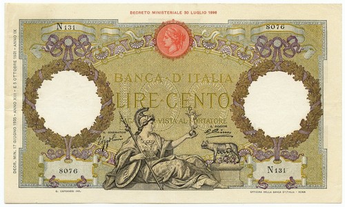 100 lire capranesi aquila - lire,