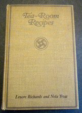 VTG 1925 Tea-Room Recipes Book Lenore Richards Nola Treat Ad
