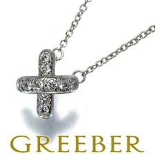 Collana punto croce diamante