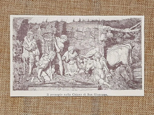 Urbino nell 800 - urbino, presepio