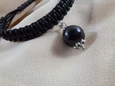 Su Coccu Bracciale Sardo Fatto Mano Kokku Malocchio Onice Portafortuna Charm 