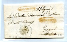 LETTERE DATATA 1845 SPEDITA A