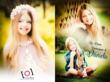 Fotobiglietti personalizzati Inviti comunione, biglietti di ringraziamento