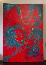 quadri astratti moderni dipinti mano 