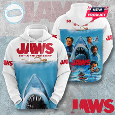 Felpa con cappuccio Jaws