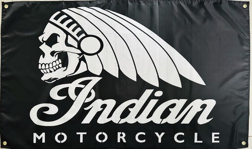 Indian motorcycle 3x5ft - motorcycle,